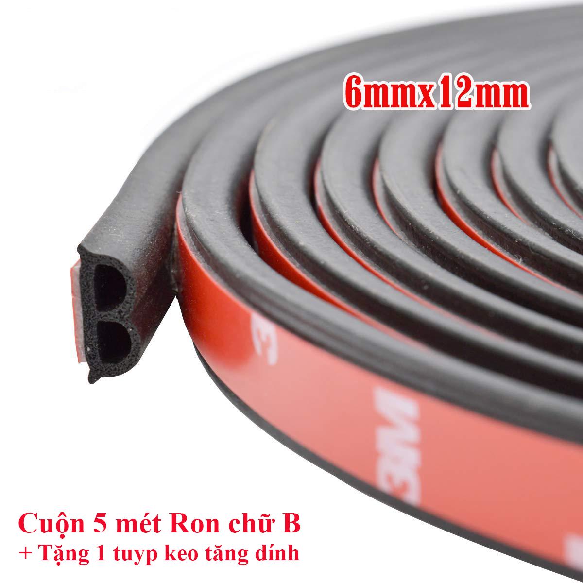Combo 5MÉT gioăng cao su chống ồn chữ B