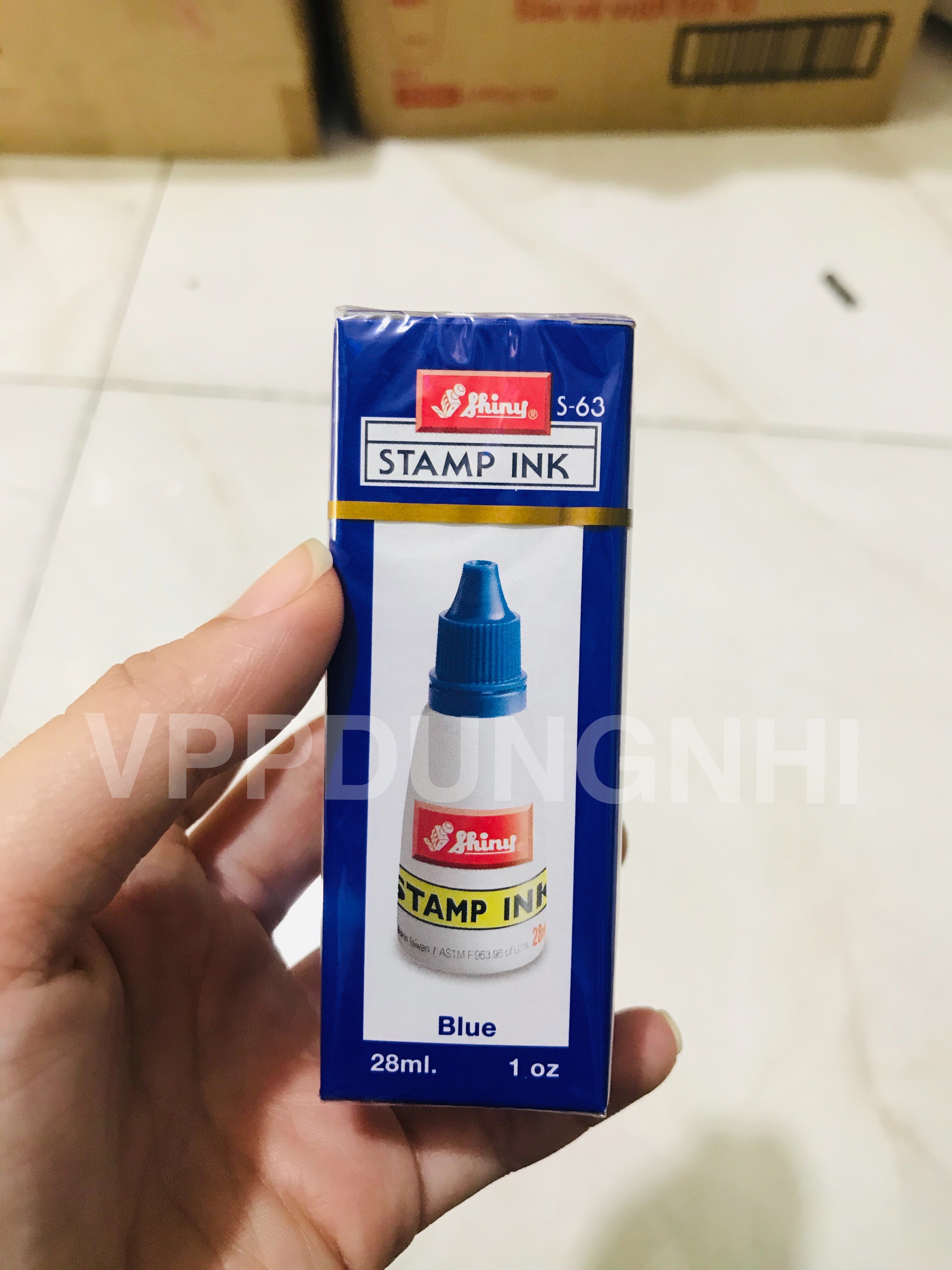 Mực dấu Shiny đỏ/ xanh/ đen chính hãng