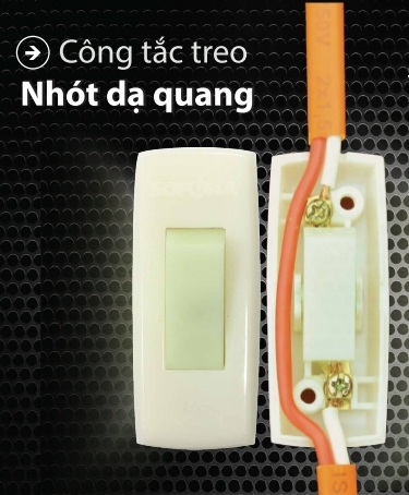 Combo 2 cái Công tắc treo Sopoka/ Công tắc nhót dạ quang NDQ-1