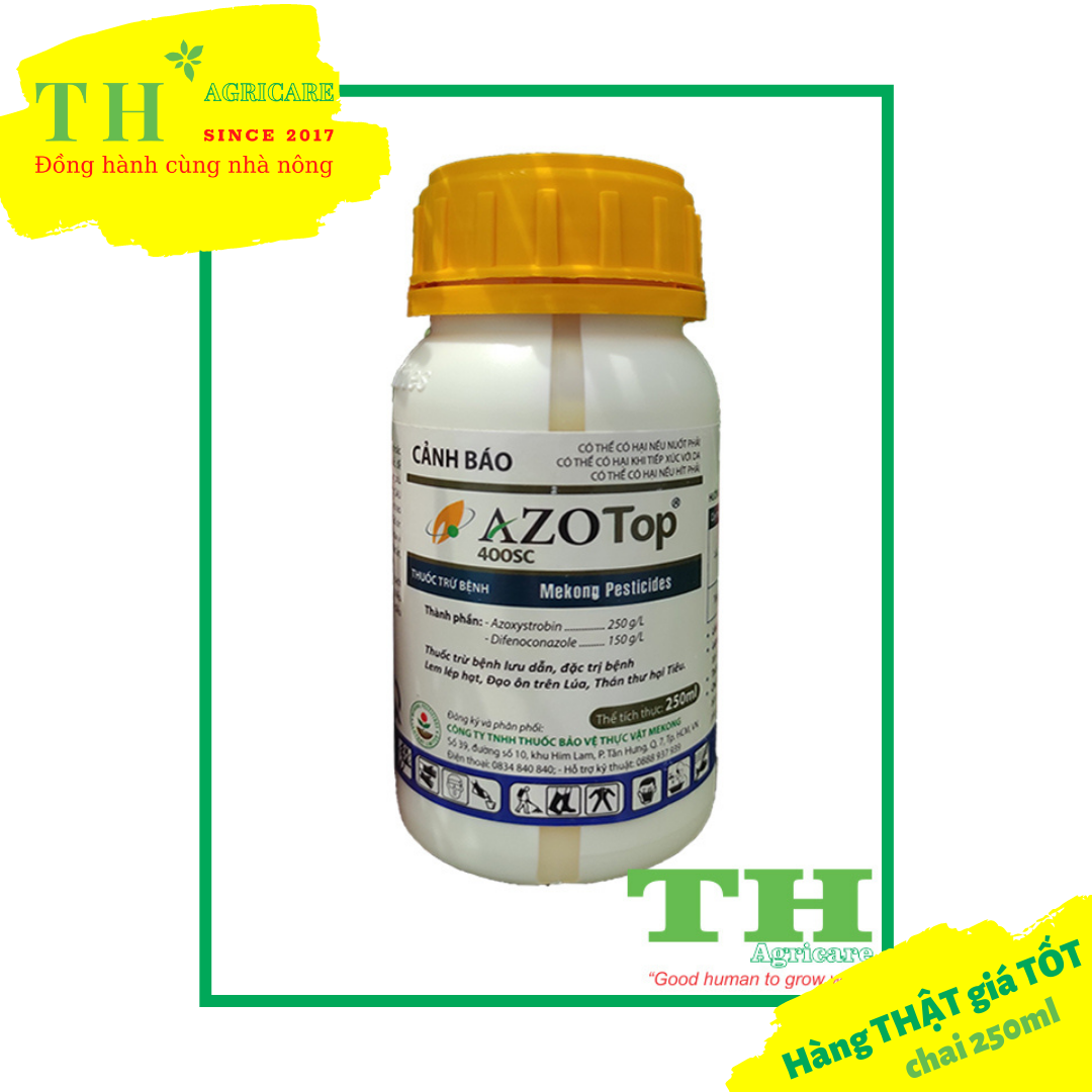 AZOTOP 400SC Chai 250ml Thuốc Phòng Trừ Thán Thư, Nấm Bệnh Trên Các Loại Cây Trồng