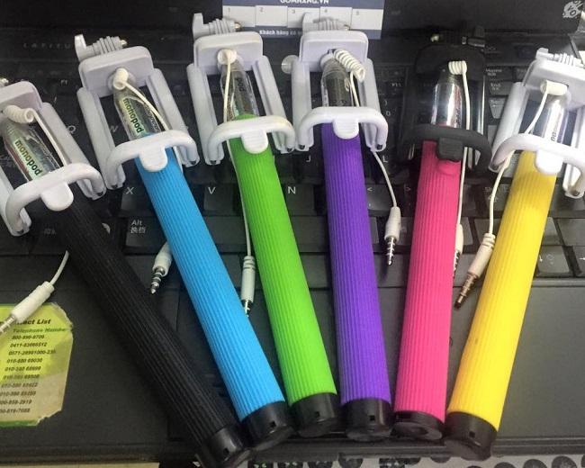 Cây Chụp Hình Tự Sướng Monopod Mini Nhiều Màu Chắc Chắn Dài 1M - Giá Rẻ