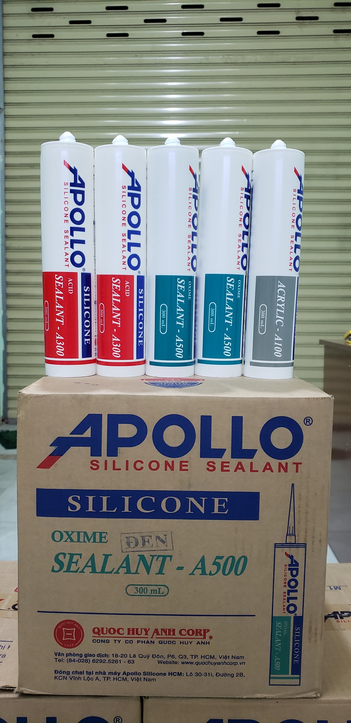 1 thùng keo silicone a300 apollo