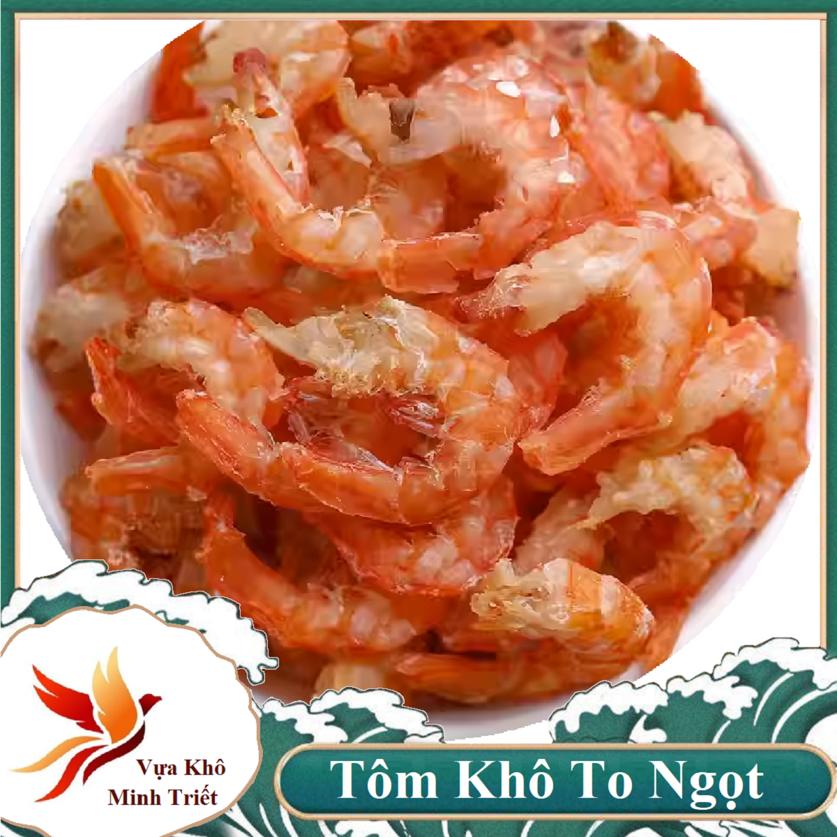 500GR  TÔM SÚ KHÔ TỰ NHIÊN  CON TO ,ĐẶC SẢN RẠCH GỐC CÀ MAU- Vựa Khô Minh Triết