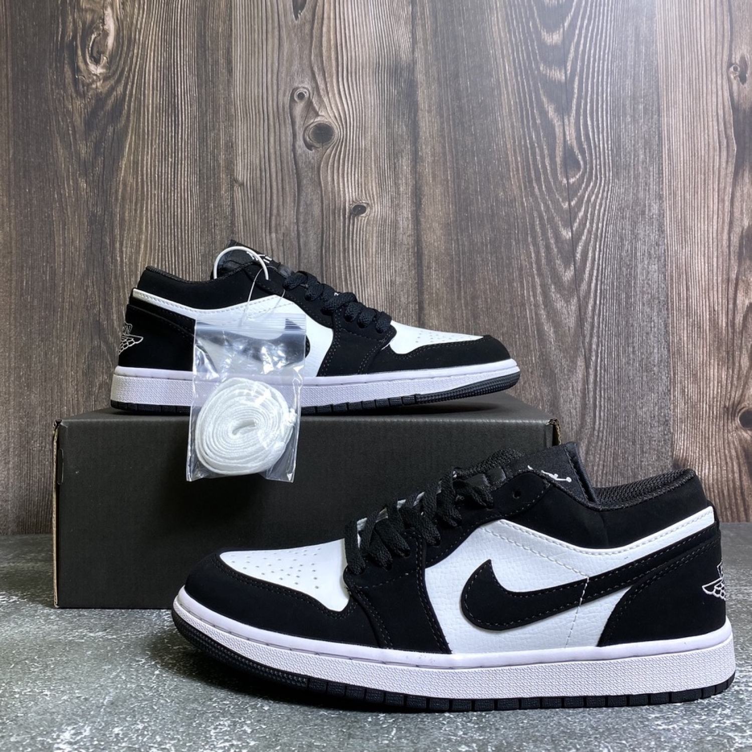 Giày jd1 thể thao nam nữ Jordan Low panda, Giày Jordan Cổ Thấp Panda full box bill.2022