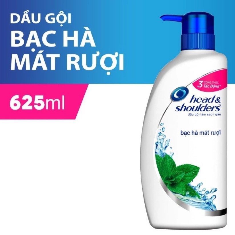 Head&Shoulder bạc hà chai 655g