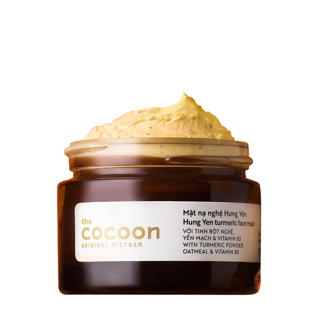 [HCM]Mặt nạ nghệ Hưng Yên cocoon 30ml - 100ml (Turmeric face mask) đều màu cấp ẩm giảm thâm mụn