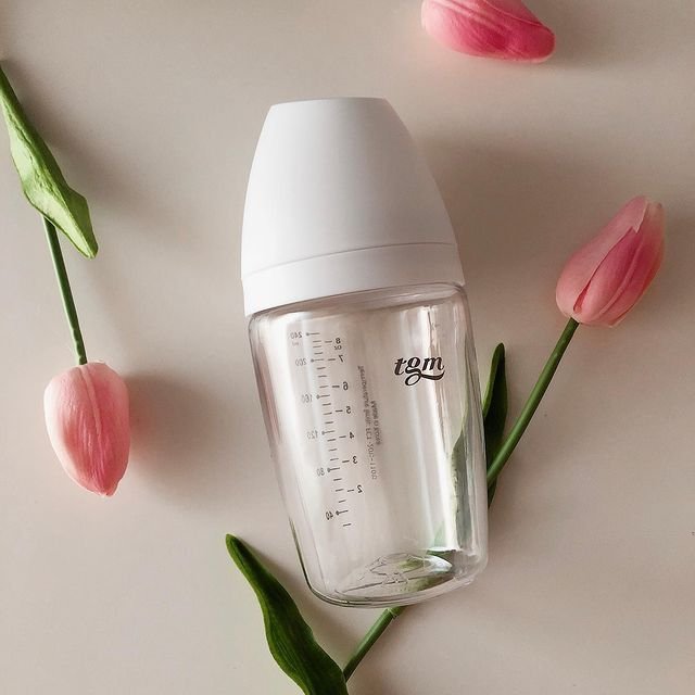 Bình sữa hạt gạo, bình sữa chống sặc cho bé baby bottle tgm - chính hãng hàn quốc