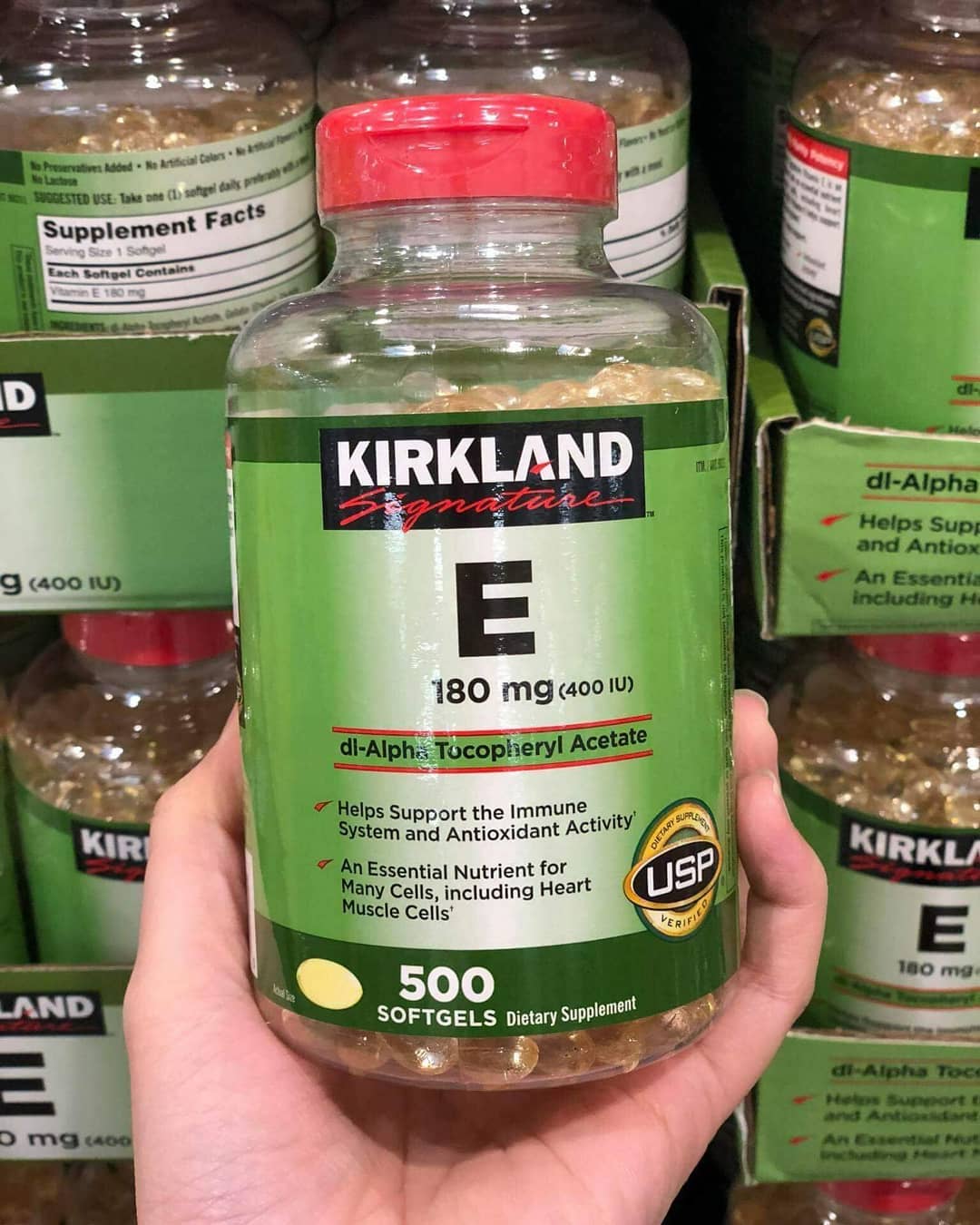 [DATE MỚI NHẤT] VITAMIN E KIRKLAND 500 VIÊN NHẬP KHẨU MỸ