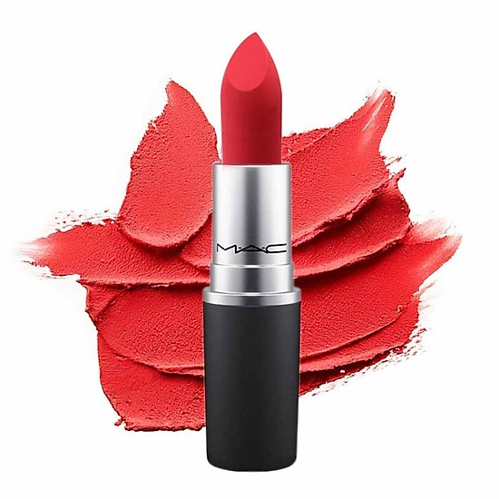 Son MAC Powder Kiss Mandarin O Màu 308 Hồng San Hô (hàng auth)