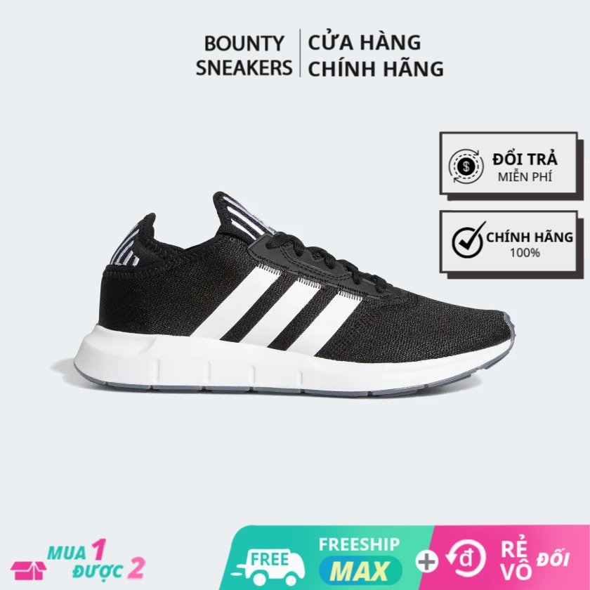 Giày adidas nam chính hãng swift run x "core black" fy2134 - bounty sneakers