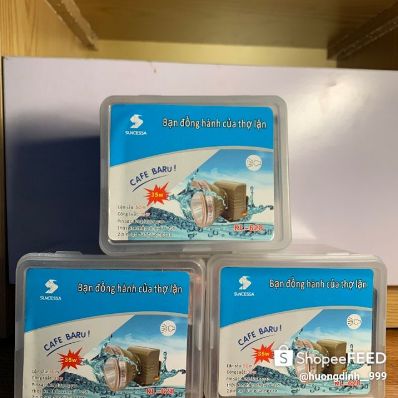 ♥️freeship♥️ đèn pin suncessa -đèn pin đội đầu siêu sáng chống nước , đèn pin lặn, kèm sạc ,dây đeo