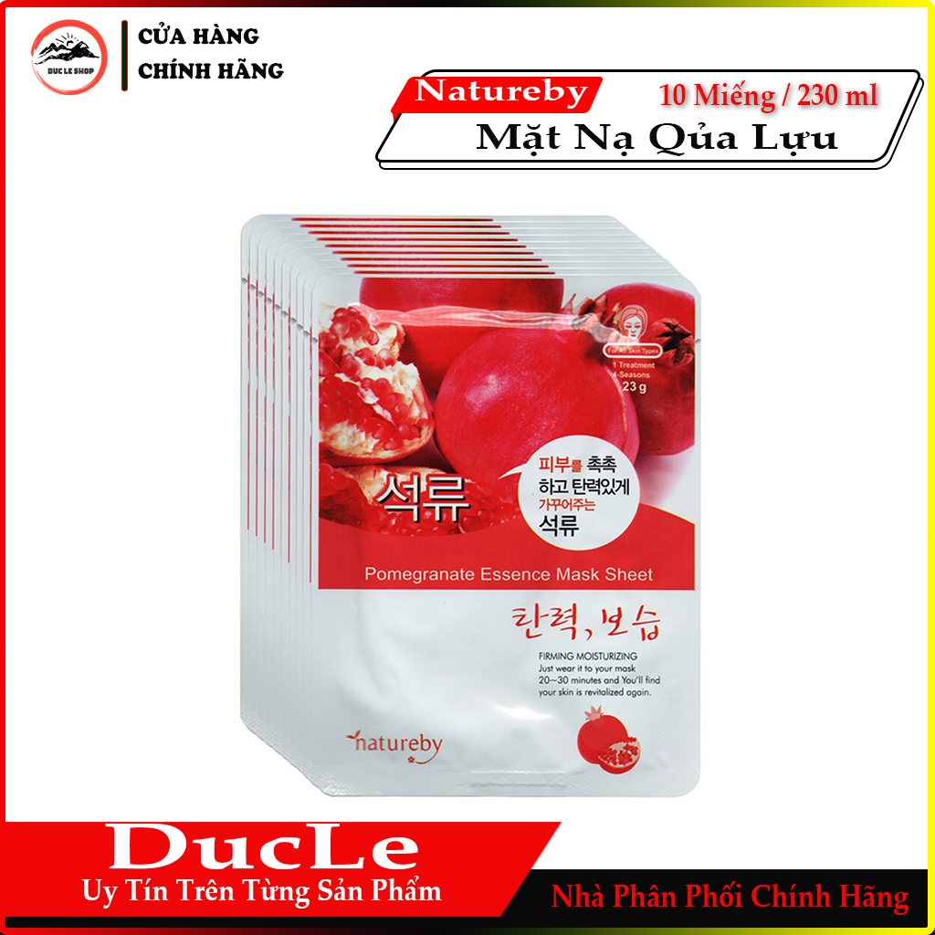 [HCM]Mặt Nạ Natureby Lựu HÀN QUỐC (23ml/miếng )