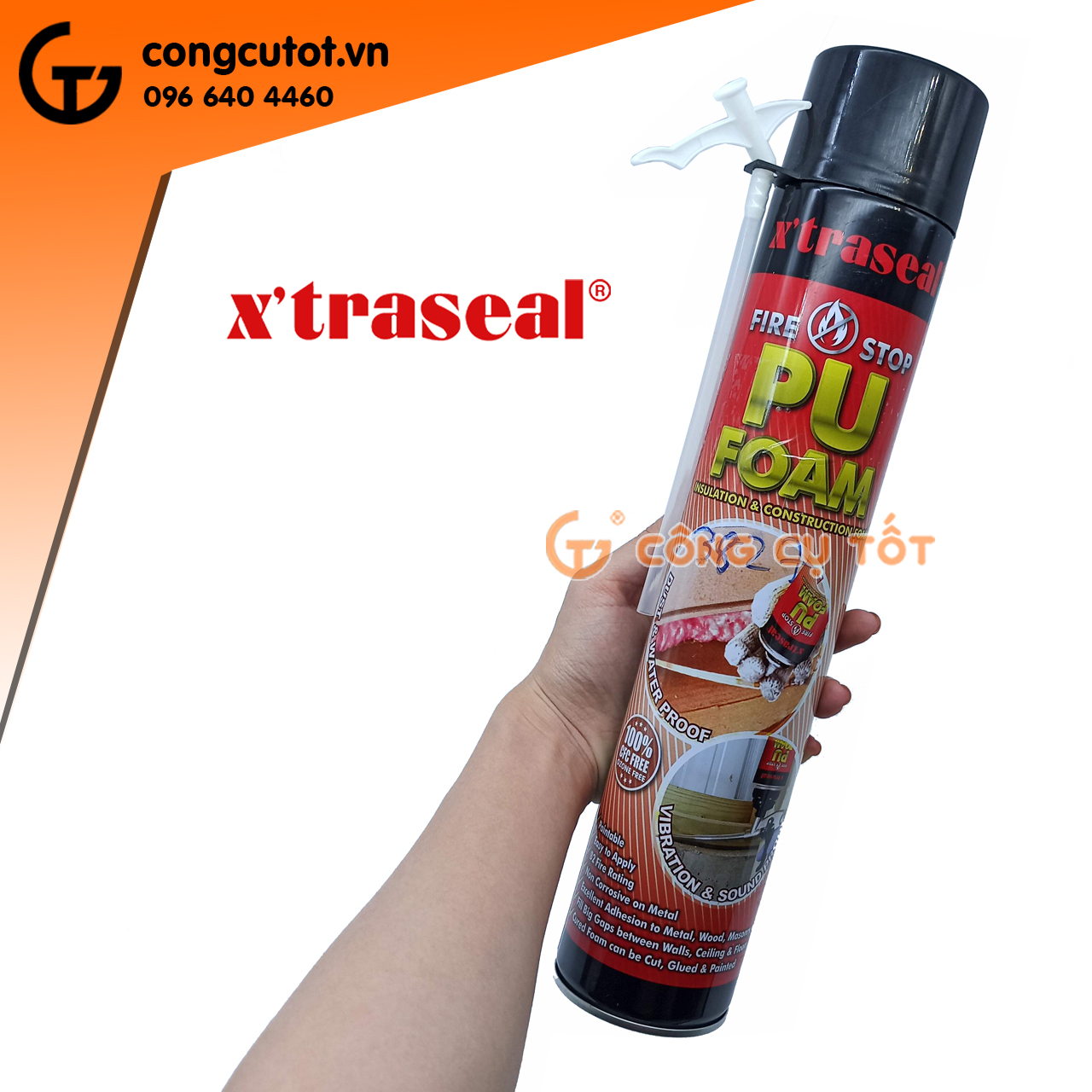 Combo 2 lọ Keo PU Foam bọt nở X'traseal