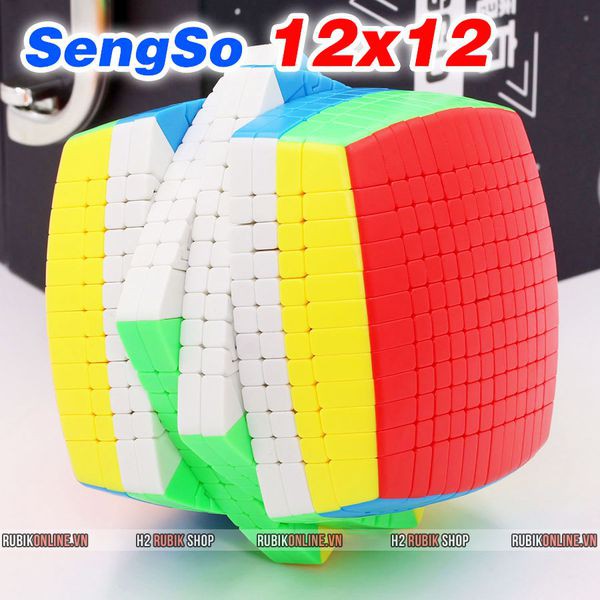 [Khủng] Rubik 12X12 Độc Nhất Vô Nhị Shengshou Sengso 12X12 Nhựa Màu Bền Bỉ