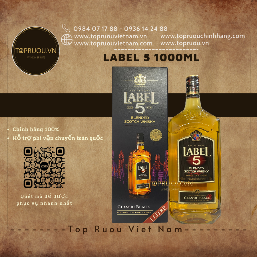 Label 5 1000ml - chính hãng 100%