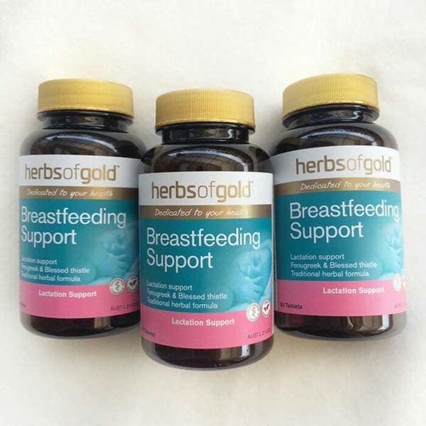 Lợi sữa Herbs of Gold Breastfeeding Support ÚC