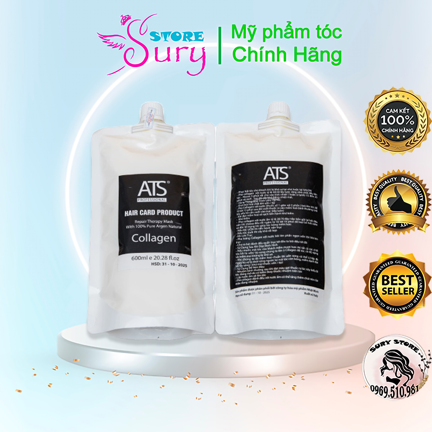 Hấp siêu phục hồi ats chính hãng sury_store