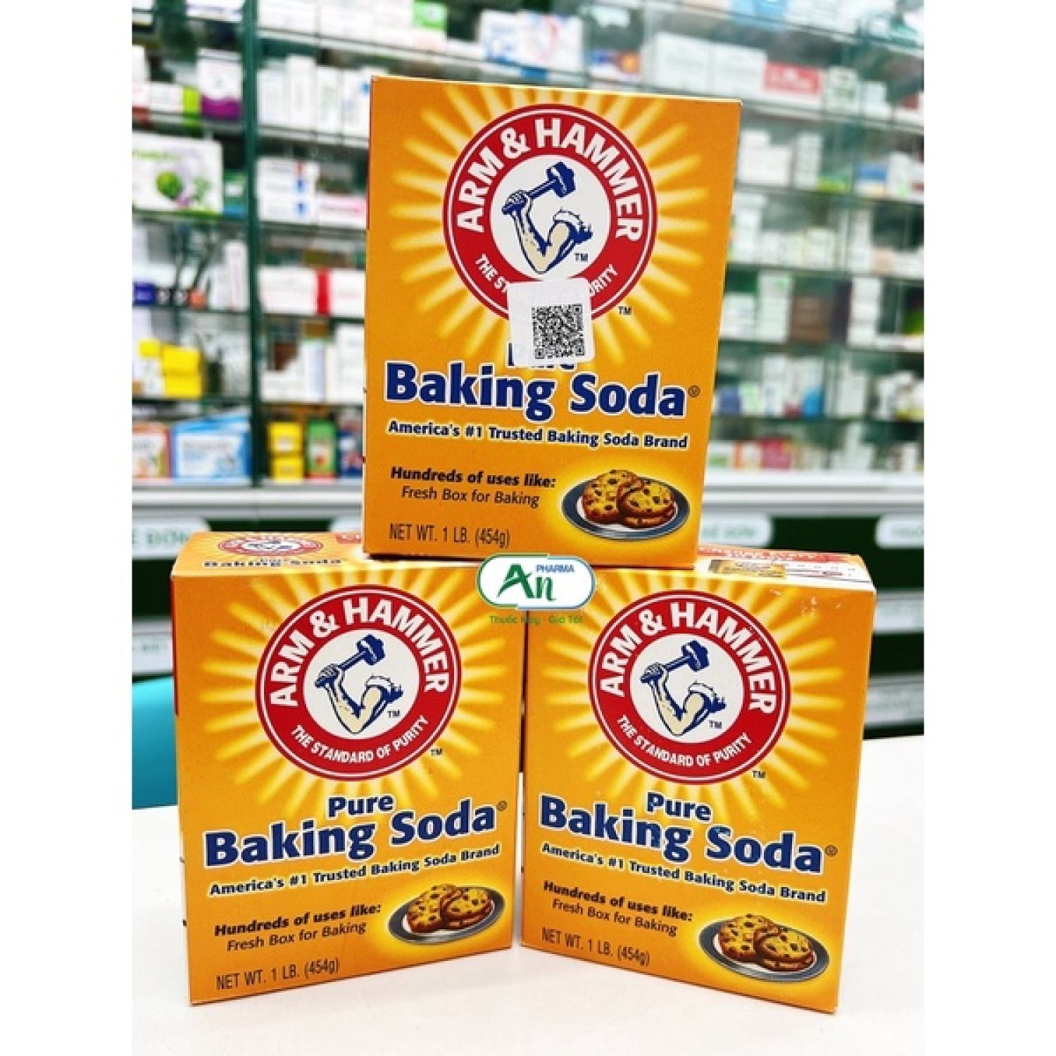 Bột đa dụng baking soda muối nở arm 454g
