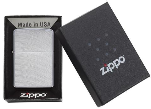 Zippo Chrome Arch Brushed Chrome
