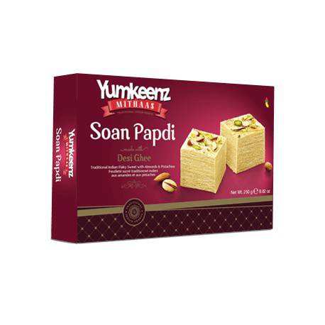 INDIAN SWEET SOAN PAPDI PREMIUM WITH GHEE 250GM