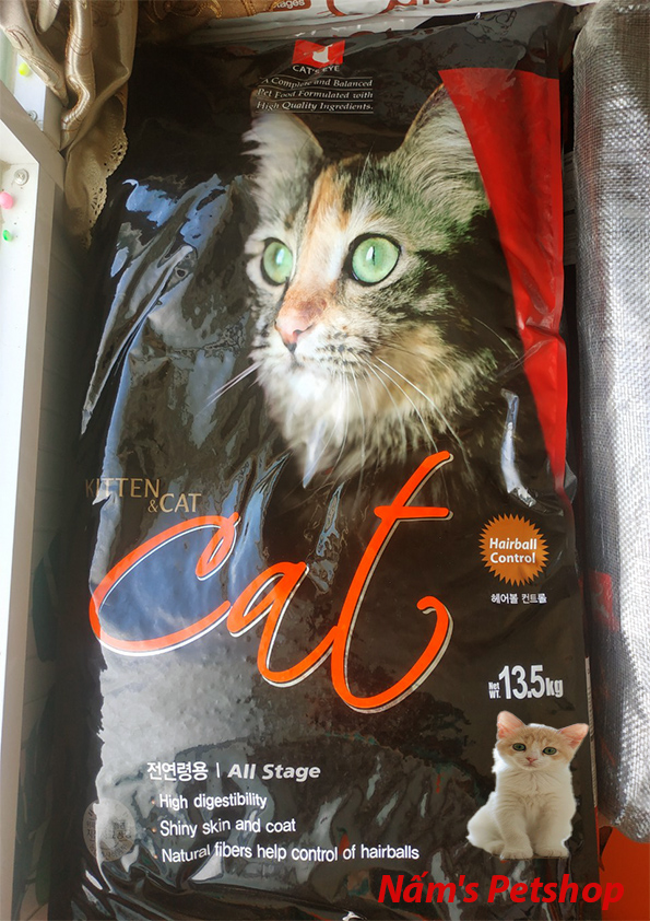 Cat Eye 13,5kg thức ăn hạt cho mèo mọi lứa tuổi -thức ăn mèo kiểm soát búi lông