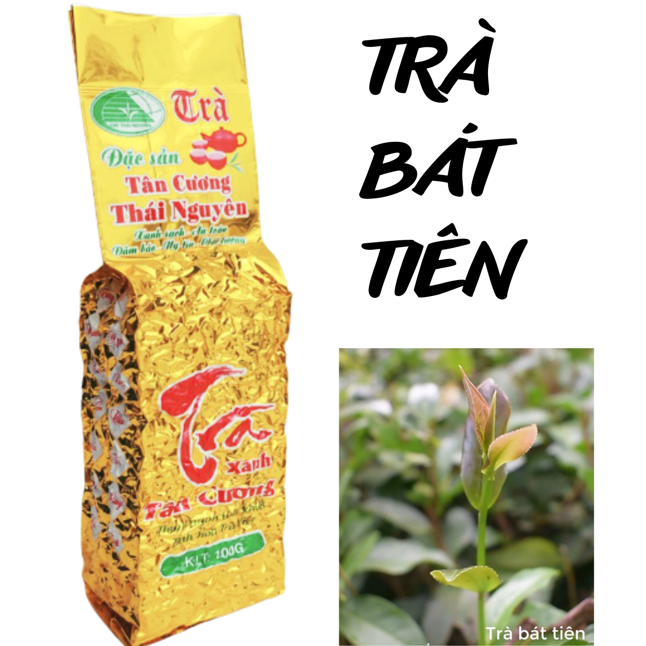 TRÀ BÁT TIÊN- CHÈ BÁT TIÊN loại ngon- Trà Thái Nguyên 500g