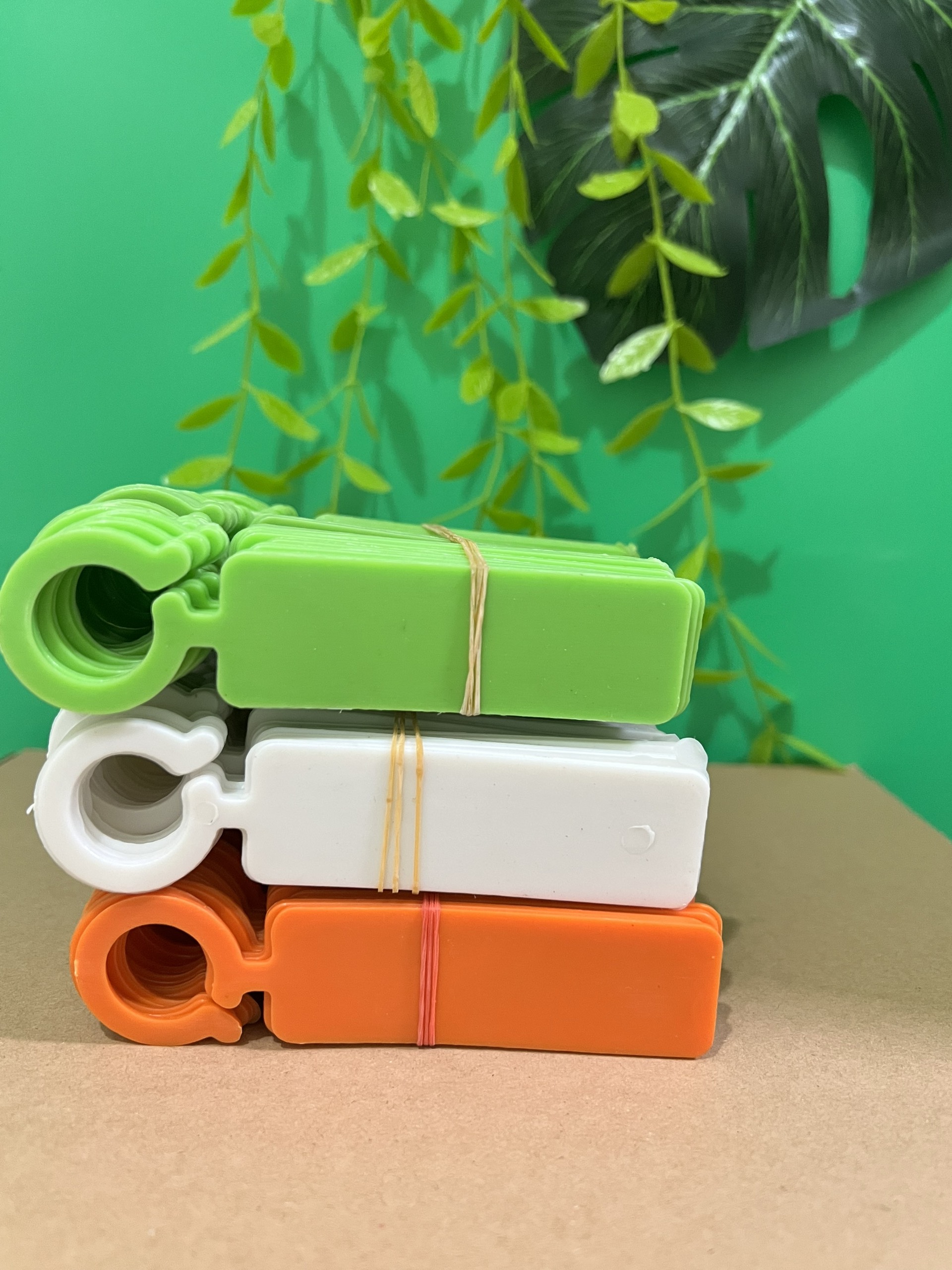 20 Thẻ ghi tên chậu lan, đánh dấu cây, thẻ có móc treo