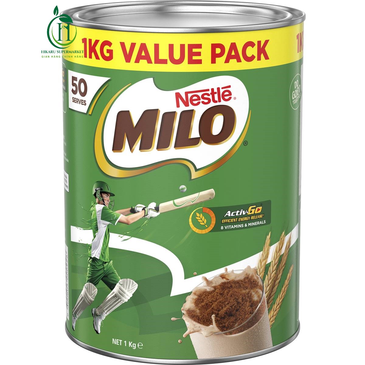 Sữa bột Nestle Milo Úc 1kg giúp tăng chiều cao, miễn dịch