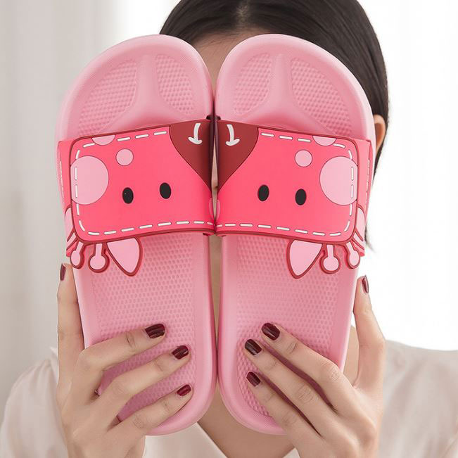 Dép cao su unisex hình hươu và cá sấu siêu đẹp đế cực êm