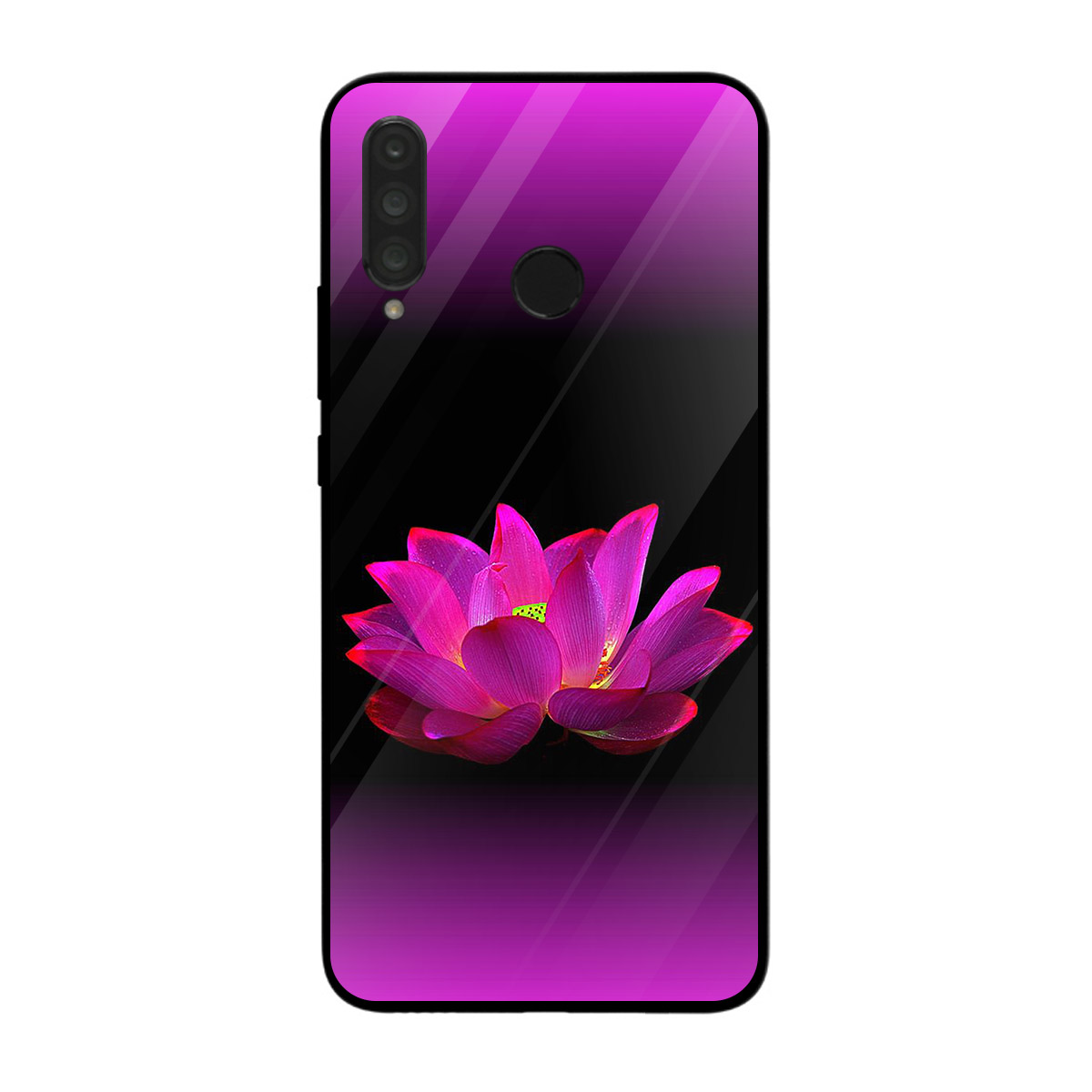 Ốp lưng dành cho điện thoại Huawei P30 Lite in họa tiết FLWR0035 -Sen đỏ