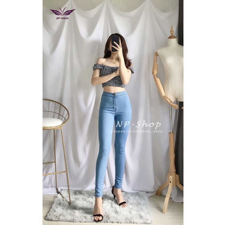 QUẦN JEAN NỮ LƯNG CAO THỜI TRANG 3 SIZE 45-60KG TÙY CHIỀU CAO