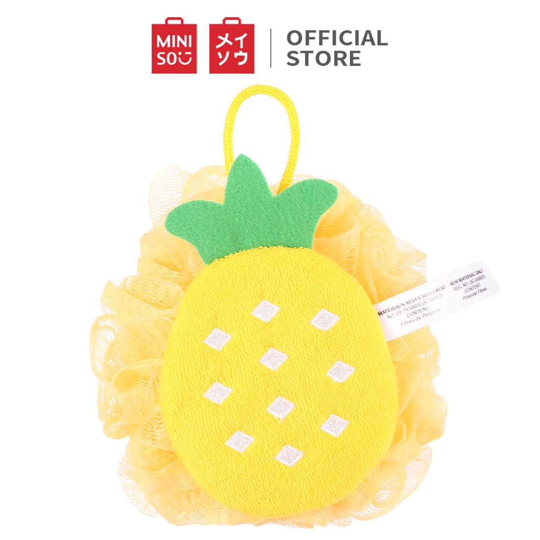 Bông tắm Fruit Series Miniso Bath Sponge (Pineapple)