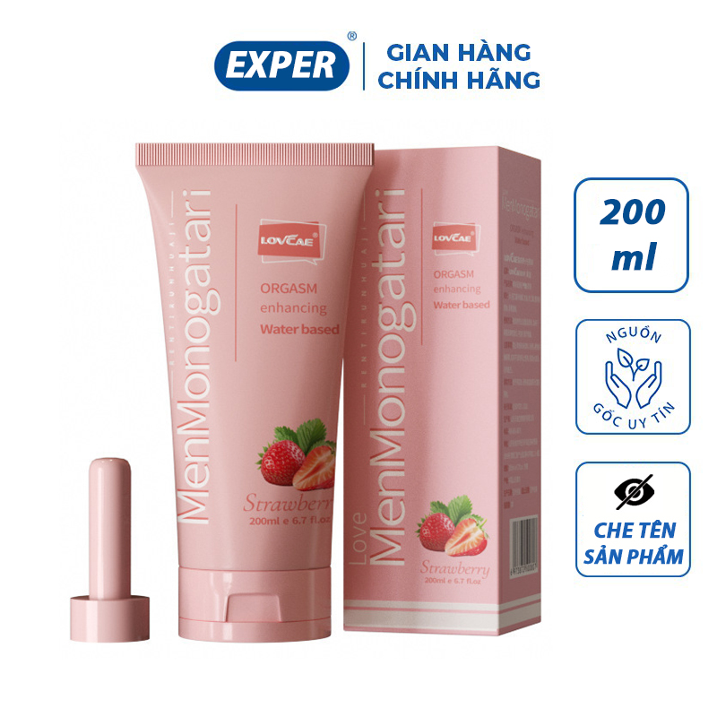 Gel bôi trơn hậu môn Monogatari hương hoa quả, gel hậu môn gốc nước tăng khoái cảm kéo dài quan hệ