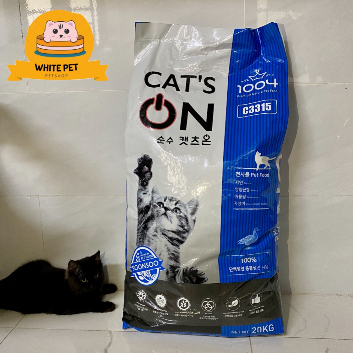 Bao lớn 5KG-20KG hạt khô CAT S ON thức ăn cho mèo