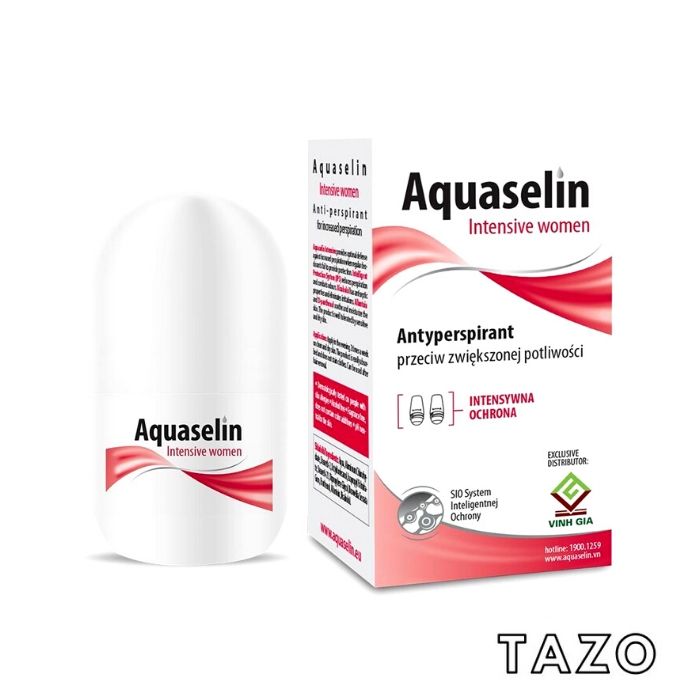 Aquaselin - Lăn Nách Ngăn Tiết Mồ Hôi Và Khử Mùi Dành Cho Nữ - 20Ml