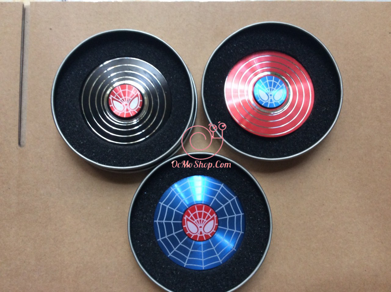 Con quay spinner người nhện spiderman kim loại cao cấp tạo hiệu ứng ảo m1