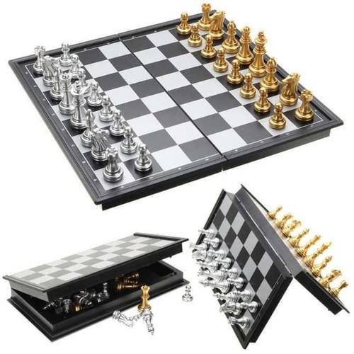 Bộ bàn cờ vua nam châm 25cm