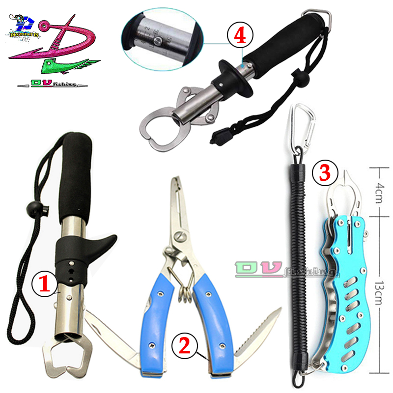 Bộ kìm kẹp cá đa năng chuyên đồ câu lure gỡ lưỡi câu kẹp cá