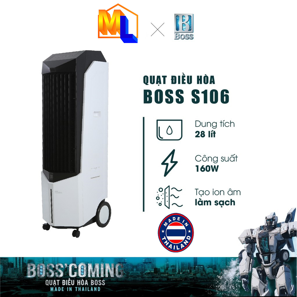 Quạt điều hòa không khí Boss S-106