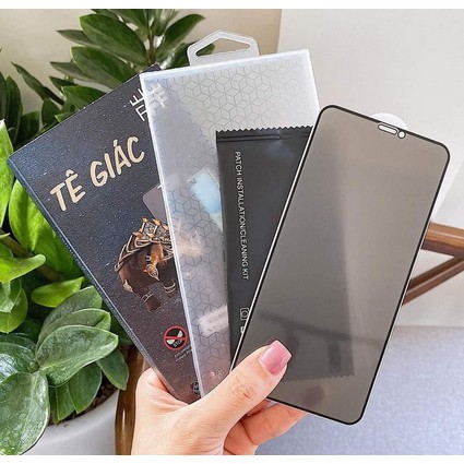 Kính cường lực Iphone 6 đến iphone 12 promax chống nhìn trộm tê giác full màn hình