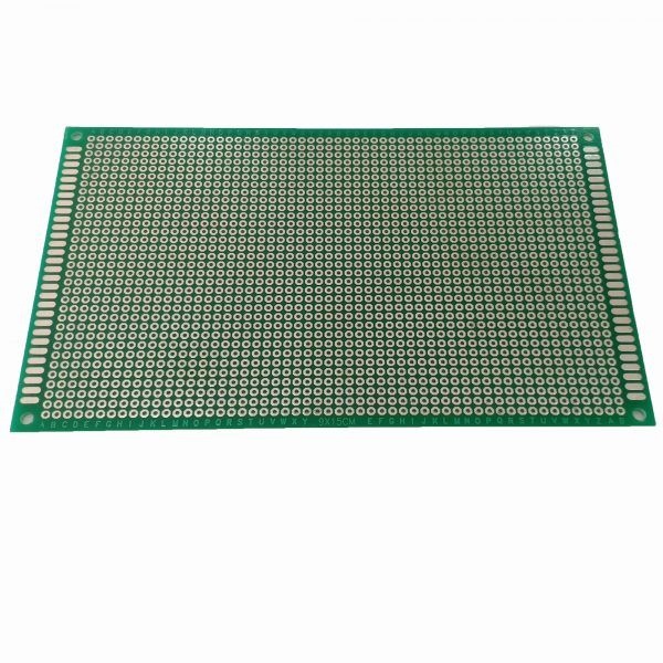 Pcb hàn test board 9x15cm phủ xanh fr4 2 lớp