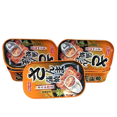 Cá Thu Nướng Sanma Hộp Màu Cam - 100g