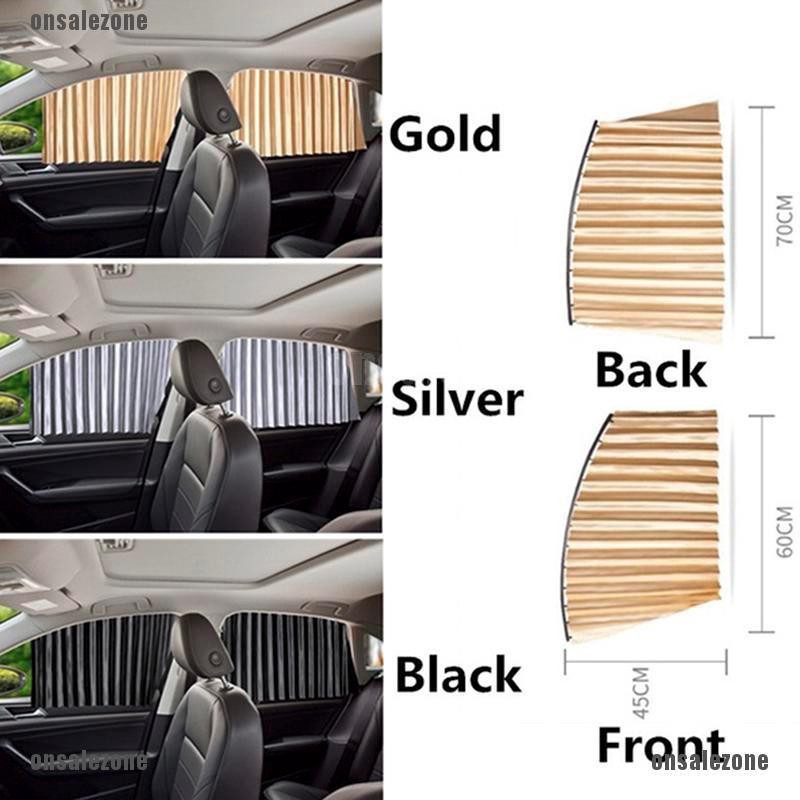 COMBO 4 RÈM - Rèm che nắng cửa kính xe ô tô 4-7 chỗ rèm vải cao cấp