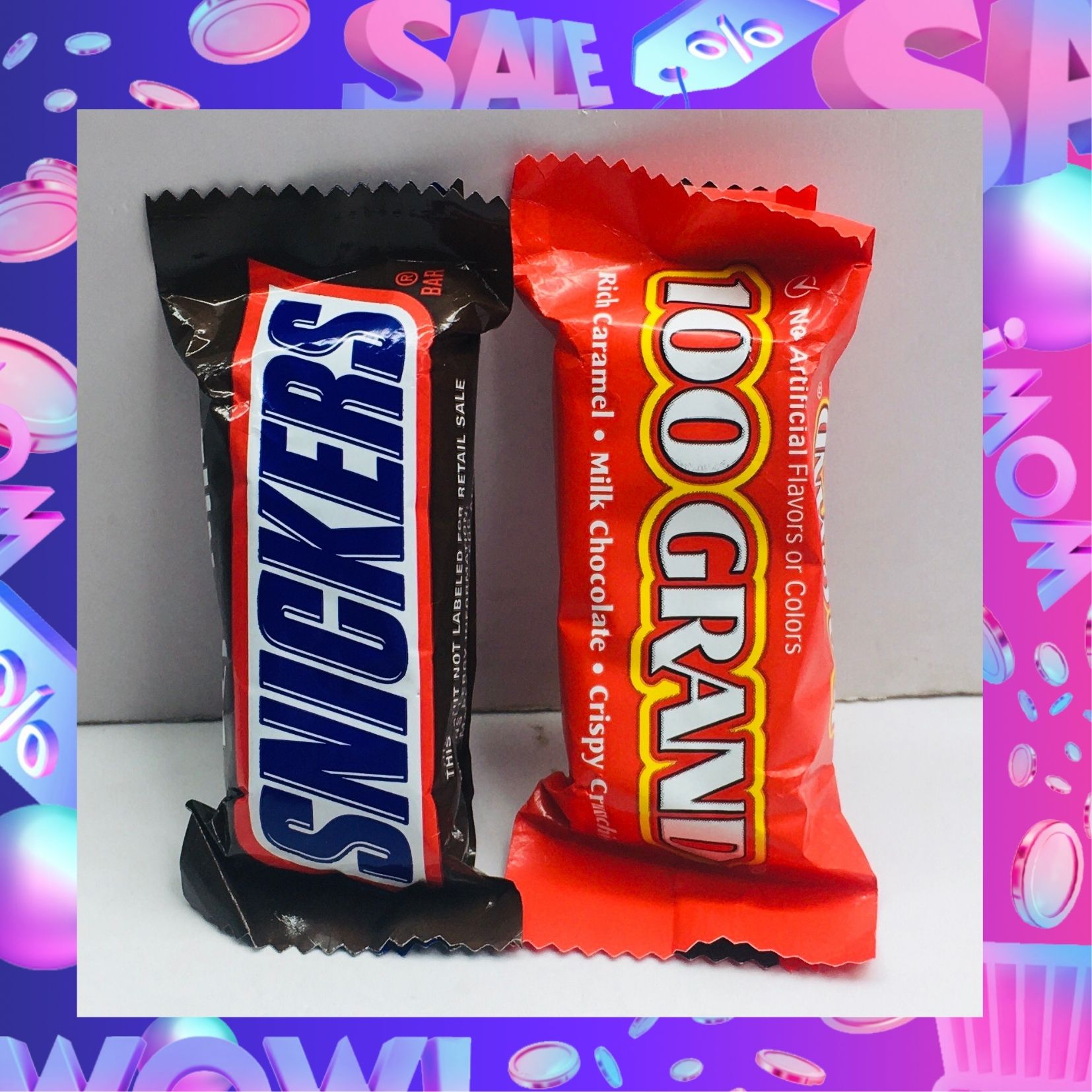 Socola mỹ Snickers và 100Grand USA Chocolate-Cửa hàng đồ Mỹ TPT