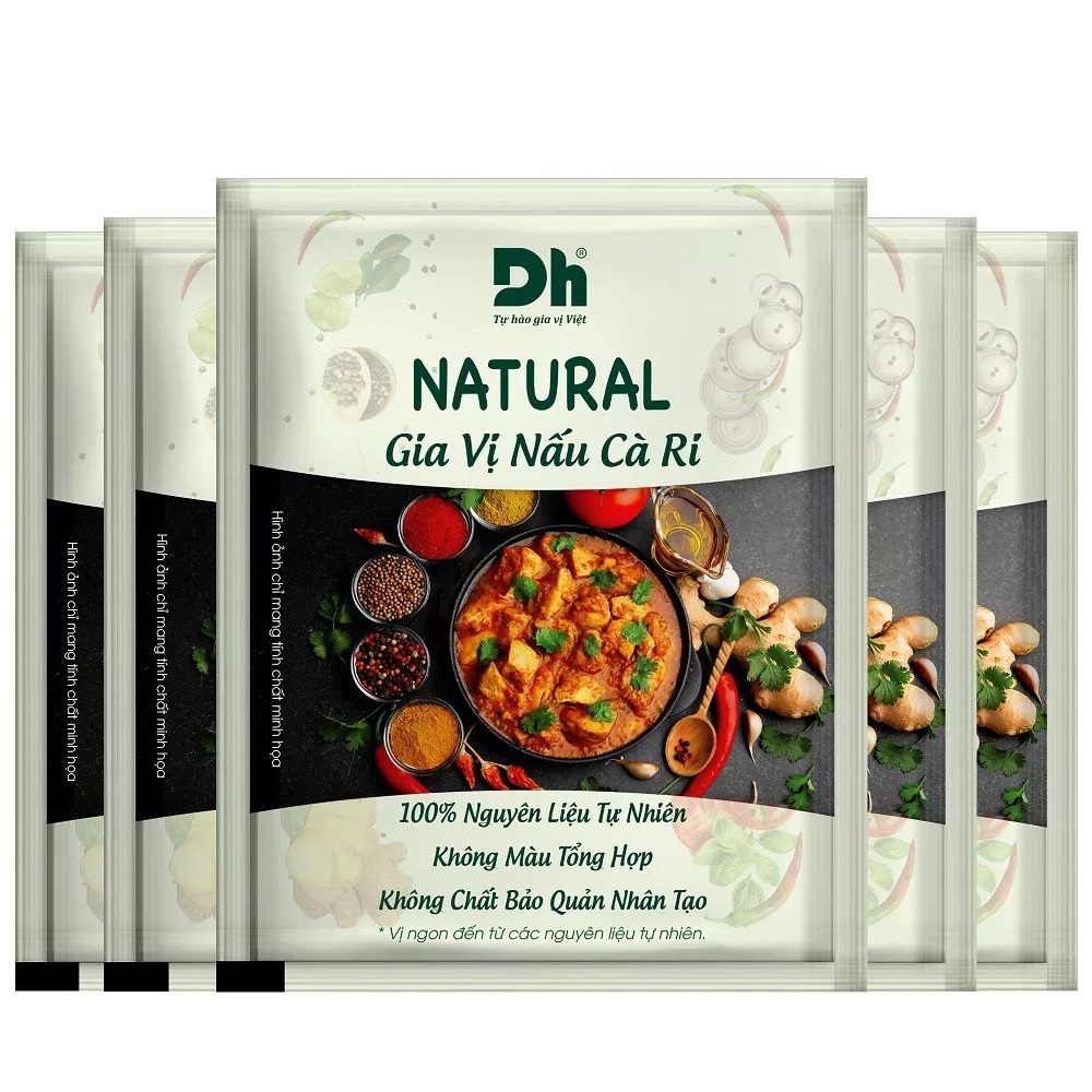 [ Miễn Phí Giao Hàng ]Natural Gia Vị Nấu Cà Ri - (10G/Túi)- Giao Nhanh HCM