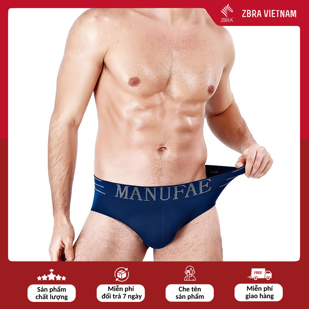 Quần sịp nam, quần lót tam giác cho nam chất cotton cực đẹp, siêu mềm thấm hút co giãn tốt - ZQN17