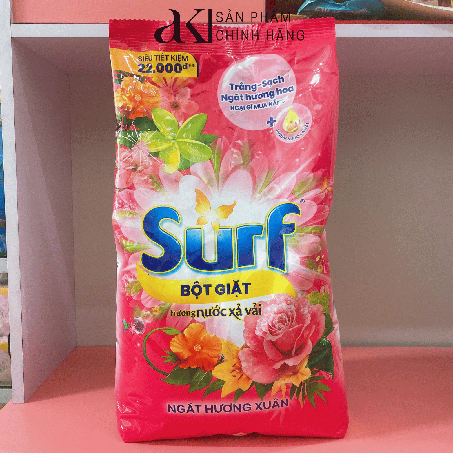 Bột Giặt Surf Hương Nước Xả Vải Túi 5,5KG