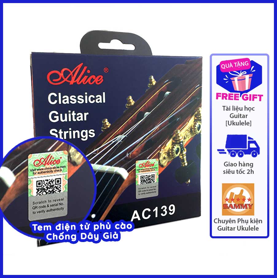 Dây đàn guitar classic alice ac130 - ac139 - a107bk