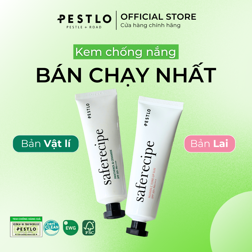 Kem chống nắng PESTLO Saferecipe SPF50 PA++++