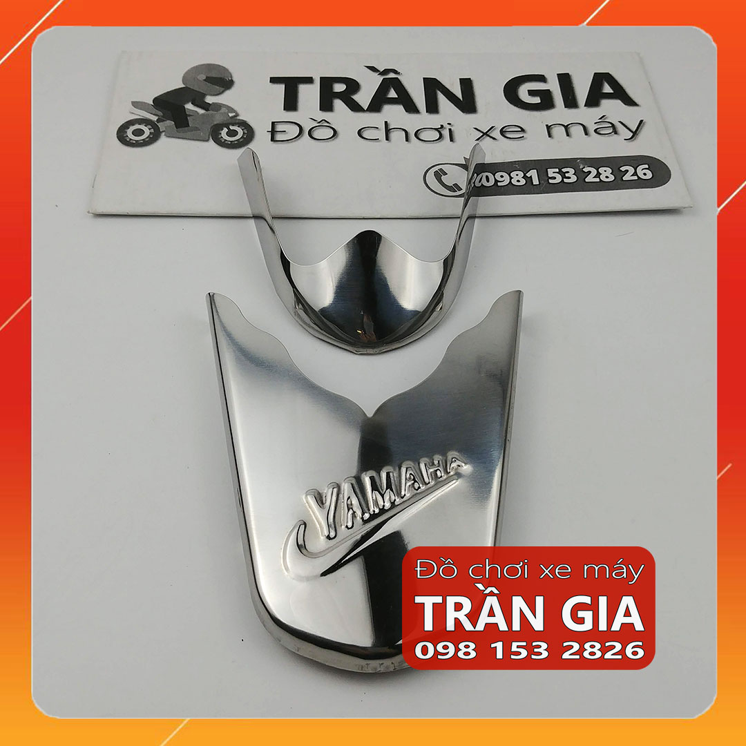 Chỉ mũi dè trước sau inox xe Sirius RC xăng cơ ốp che mỏ đuôi dè chắn bùn bình xăng con Yamaha